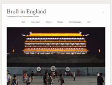 Tablet Screenshot of brollinengland.com